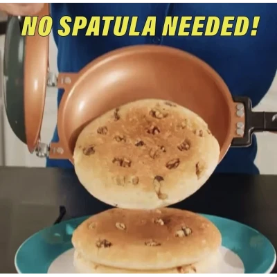 Tigaie dubla pentru clatite