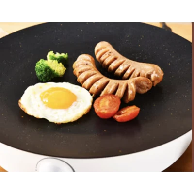 Tigaie grill Otel carbon 39 cm Negru