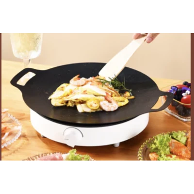 Tigaie grill Otel carbon 39 cm Negru