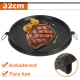 Tigaie rotunda pentru gratar Aorlis AO-78288 de 32cm strat antiaderent