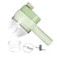 UB Tocator 4 in 1 Electric pentru Alimente Ideal pentru Taiere Carne Legume Fructe Portabil Verde