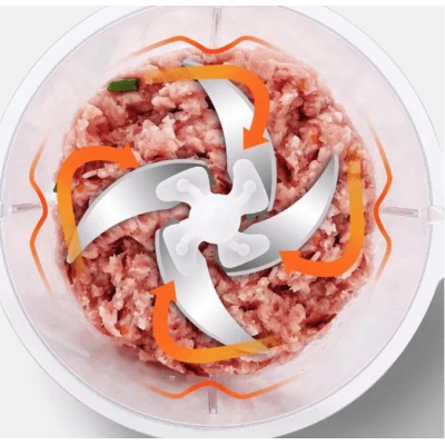 Tocator Electric Q JR841 Multifunctional 250W pentru Carne Fructe si Legume Capacitate 3L