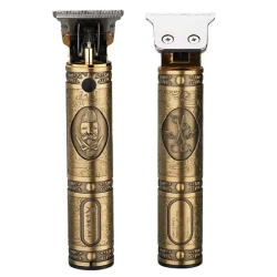 Trimmer de tuns barba si conturare professional WS T99 lama tip T din otel carbon acumulator detasabil