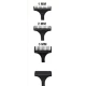 Trimmer de tuns barba si conturare professional WS T99 lama tip T din otel carbon acumulator detasabil