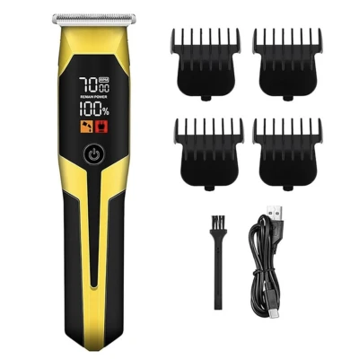 Trimmer de tuns profesional QLF366 cu display digital