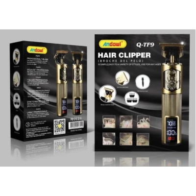 Trimmer de tuns si conturare Q TF9 vintage retro cu display