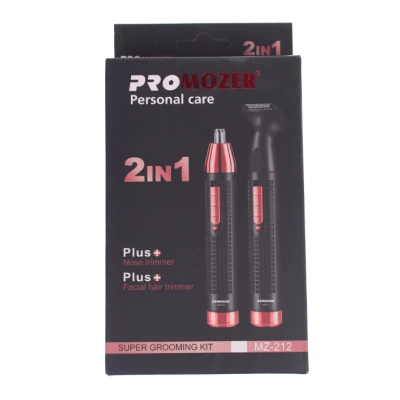 Trimmer portabil ProMozer MZ 212 pentru nas urechi barba si mustata