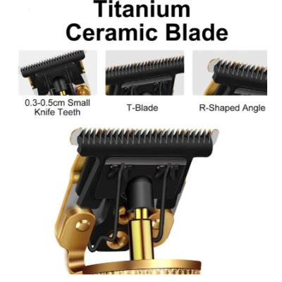 Trimmer profesional pentru tuns AO 50019 si contur auriu