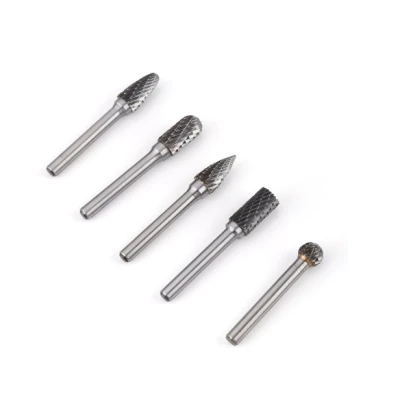 Trusa 8 Freze de CARBURA 6mm MARI pentru Metal