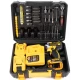 Trusa autofiletanta de impact 2 acumulatori 36V 8Ah 38 accesorii GALBENA