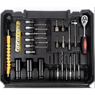 Trusa autofiletanta de impact 2 acumulatori 36V 8Ah 38 accesorii GALBENA