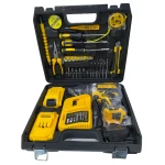 Trusa bormasina 24V cu 2 acumulatori, incarcator si 37 accesorii ZD