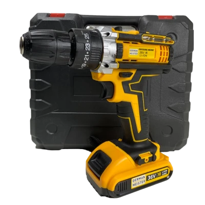Trusa Bormasina cu percutie 2 acumulatori 36V 5Ah cu 26 accesorii