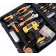 Trusa Bormasina cu percutie 2 acumulatori  24 V 6A + accesorii  110 PIESE