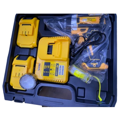 Trusa Bormasina German Meister cu 2 Acumulatori 36V 2Ah Autofiletanta cu Percutie cu 30 de accesorii