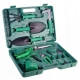 Trusa de gradinarit completa servieta platic VERDE 10 piese MX992 