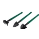Trusa de gradinarit completa servieta platic VERDE 10 piese MX992 