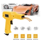 Trusa neagra cu Pistol de lipit din plastic cu capse termice 100W