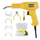 Trusa neagra cu Pistol de lipit din plastic cu capse termice 100W