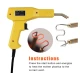 Trusa neagra cu Pistol de lipit din plastic cu capse termice 100W