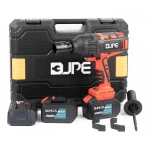 Trusa pistol de impact JPE cu 2 acumulatori 21V 4Ah 2200Nm tubulara 30mm