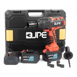 Trusa pistol de impact JPE cu 2 acumulatori 21V 4Ah 2200Nm tubulara 30mm