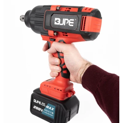 Trusa pistol de impact JPE cu 2 acumulatori 21V 4Ah 2200Nm tubulara 30mm