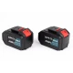 Trusa pistol de impact JPE cu 2 acumulatori 21V 4Ah 2200Nm tubulara 30mm