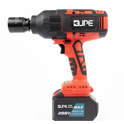 Trusa pistol de impact JPE cu 2 acumulatori 21V 4Ah 2200Nm tubulara 30mm