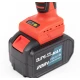 Trusa pistol de impact JPE cu 2 acumulatori 21V 4Ah 2200Nm tubulara 30mm