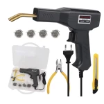 Trusa Pistol Si Capse Pentru Lipit Plastic LH50 Putere 50W Negru