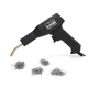 Trusa Pistol Si Capse Pentru Lipit Plastic LH50 Putere 50W Negru