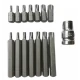 Trusa profesionala de scule 15 piese Biti Torx H10