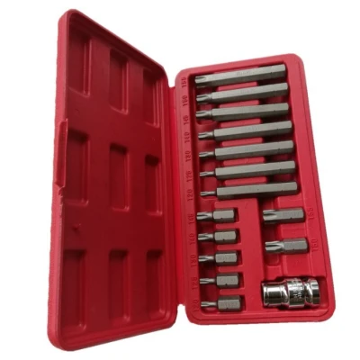 Trusa profesionala de scule 15 piese Biti Torx H10