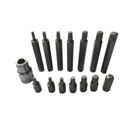 Trusa profesionala de scule 15 piese Biti Torx H10