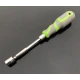 Trusa surubelnita cu biti si tubulare verde 41 piese