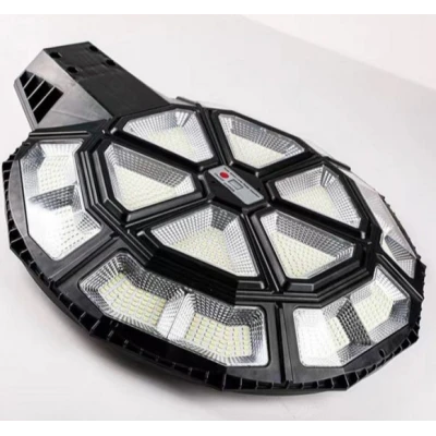 UB Lampa solara stradala  990 LED putere 1000W cu telecomanda ROTUNDA SUS