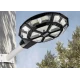 UB Lampa solara stradala  990 LED putere 1000W cu telecomanda ROTUNDA SUS