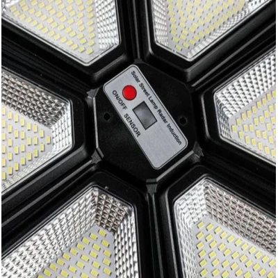 UB Lampa solara stradala  990 LED putere 1000W cu telecomanda ROTUNDA SUS