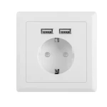 UB Priza de perete 100V - 240V cu 2 porturi USB SO