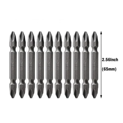 UB Set 10 Biti de impact cu 2 capete 65mm prindere 1/4 hexagonal