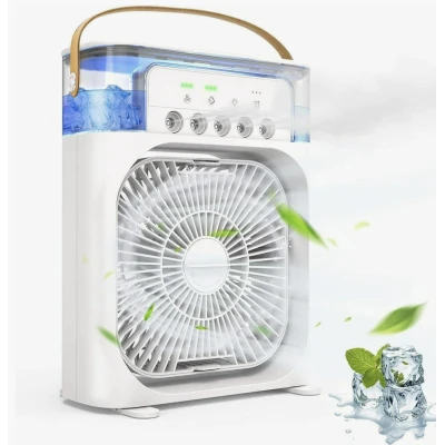 UB Ventilator portabil cu umidificator incorporat conectare USB cu lumina de noapte