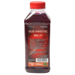 UB Ulei amestec MIX 2T pentru drujba si MTC (motocositori) rosu 500ml