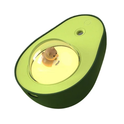 Umidificator AVOCADO 210ml 138x102x86mm portabil cu lumina de noapte