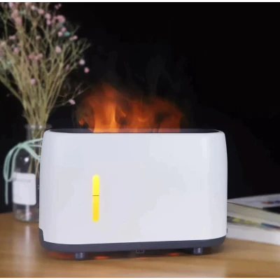 Umidificator cu difuzor de aroma cu flacara falsa Q-XJ160