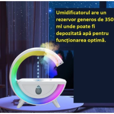 UB Umidificator cu lumina RGB Y13 antigravitatie aromaterapie