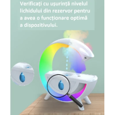 UB Umidificator cu lumina RGB Y13 antigravitatie aromaterapie