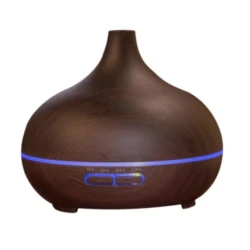Umidificator de Aer 300ml LED DARK WOOD Difuzor 