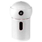Umidificator incarcare USB 3 in 1 cu proiector cer instelat pulverizare silentioasa 650ml Alb
