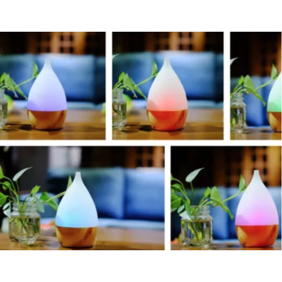 Umidificator LED 150ml Difuzor pentru Aromaterapie USB cu varf alb